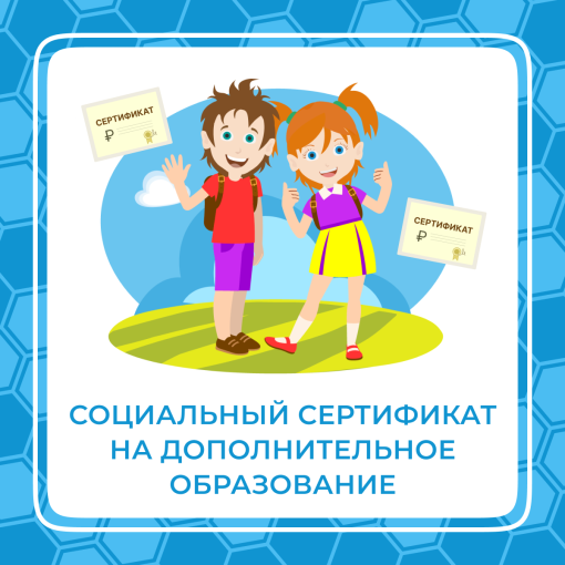 Социальный сертификат на дополнительное образование Социальный сертификат на дополнительное образование.